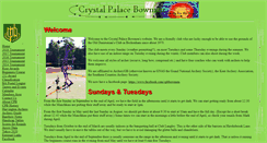 Desktop Screenshot of crystalpalacebowmen.org.uk